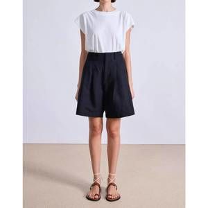 NEW APIECE APART bari midi short in black